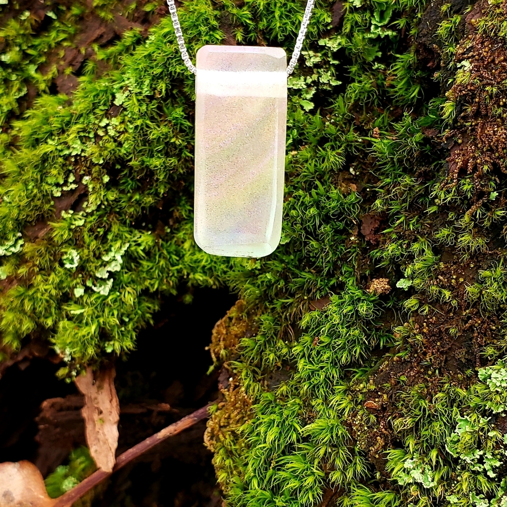Resin pendant with chain. 16" or 18"